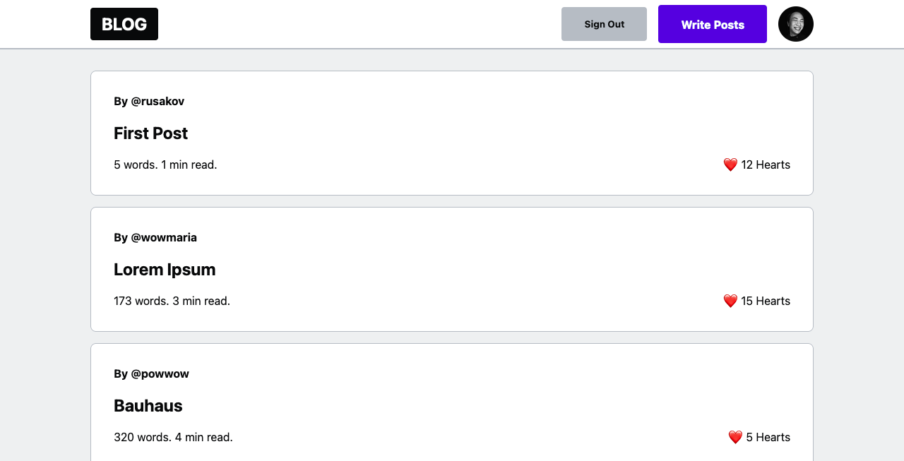 Next.js Blog